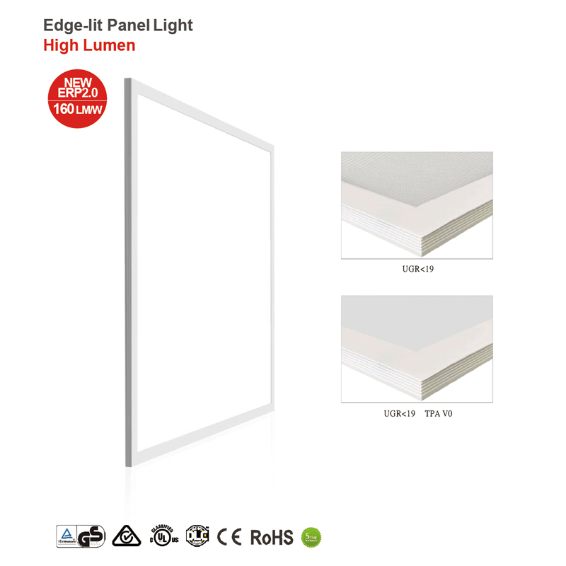 High Lumen Edge-lit Panel Light